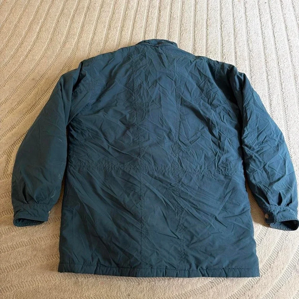 VTG 00s LL Bean Green Gore-Tex Full Zip Parka Jacket Mens Large Outdoor Utility